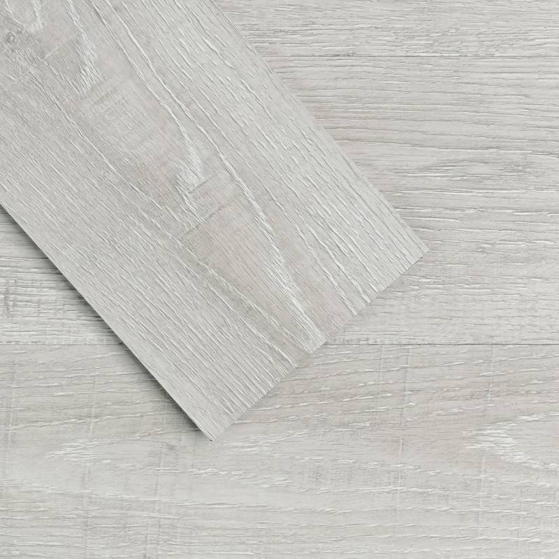 lot 2030 image: MULGREAT Peel and Stick Floor Tile, 54 Sq.Ft Self Adhesive Vinyl Flooring Plank, 36 Pieces Waterproof Heavy Duty Wood Grain Tiles, 36x6 DIY Planks for Bedroom Kitchen Apartment Bathroom White - Retail $70