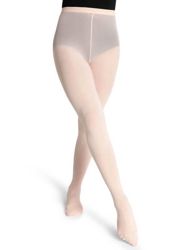 lot 2051 image: Capezio Womens Ultra Soft Transition Tight Versatile Footed or Footless Design, Moisture Wicking, Seamless Comfort for Dancers and Active Wear, SmallMedium, Ballet Pink&nbsp