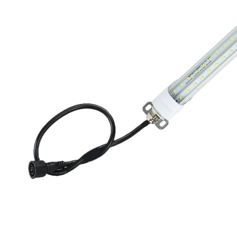 lot 2088 image: Sokply 4FT T8 LED Refrigerator Tube Light 18W 2520Lm, 5000K Daylight White Non-Dimmable LED Cooler or Freezer Lights Clear Lens for Fridge, Supermarkets Freezer, Black Wire, UL Listed, 1 Pack - Retail $39