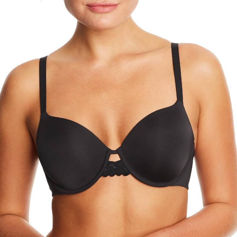 lot 2149 image: Maidenform Womens One Fab Fit Underwire Bra, Microfiber T-shirt Full-coverage Convertible Full Coverage Bra, Black, 40B US