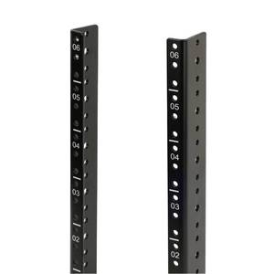 lot 4450 image: Tecmojo 12U Vertical Server Rack Rail Pair Kit DIY Rack Rails Kit, 12-24 Screws Included to Mount Equipment, Black - Retail $25