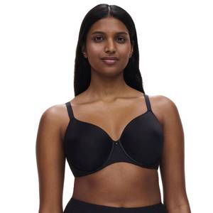 lot 4465 image: Chantelle Womens Comfort Chic Back Smoothing T-Shirt Bra Black 38I - Retail $84