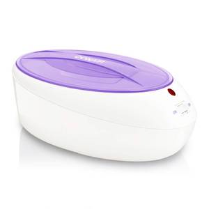 lot 4470 image: True Glow by Conair Paraffin Bath for Hands and Feet - Moisturizing Treatment With 1lb. Wax - Purple - Retail $27