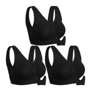 lot 4471 image: Onory 3 Pack Sports Bras for Women Wirefree Padded Workout Yoga Gym Fitness Bra Medium Support XXXL - Retail $20