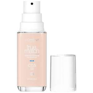 lot 4504 image: LOreal Paris True Match Super Blendable Foundation - C0.5 - 1 fl oz Liquid Medium Coverage Vegan Formula, Ideal for All Skin Types - Retail $15