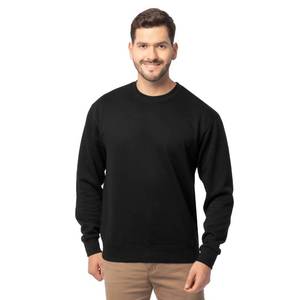 lot 4532 image: Fruit of the Loom Mens Eversoft Fleece Sweatshirts & Hoodies, Sweatshirt-Black, Large - Retail $14