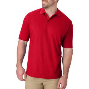 lot 4535 image: 2 pack Hanes mens Short Sleeve X-temp W Freshiq Polo Shirt, Deep Red, XX-Large US - Retail $17