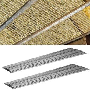 lot 2183 image: 200 Pcs Insulated Support Rods - 24 Inch Steel Insulation Holders for Ceiling & Attic - Retail $32