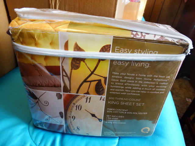 lot 14670 image: 600 Thread count king size sheet set.