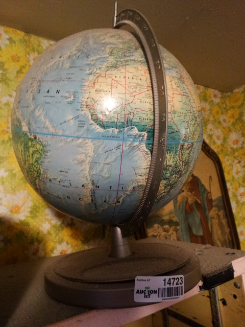 lot 14723 image: THE WORLD GLOBE.