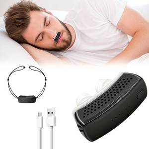 lot 1005 image: Anti Snoring Devices, Electric Snoring Solution with Adjustable Strap, Universal Fit for All Nose Shapes, Adjustable 6-Speed, Mini Portable Sleep Apnea Devices for Men (Matte Black) - Retail $38