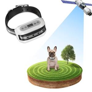 lot 1027 image: Blingbling Petsfun GPS Wireless Dog Fence System, Electric Satellite Technology Pet Containment System by GPS Signal Boundary for Dogs and Pets with Waterproof & Rechargeable Collar Receiver(White) - Retail $100