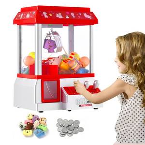 Claw Machine for Kids Toy Mini Arcade Machine Candy Grabber Prize Dispenser Vending Machine Arcade Game Machines for Home Party Christmas Birthday Gifts Cool Girl Toys - Retail: $43