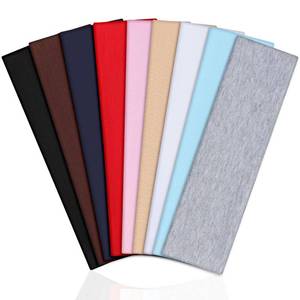 lot 1085 image: Arohecx 9 Pack Headbands for Women Non Slip - Fabric Elastic Hair Bands for Womens Hair, Soft Cotton Cloth Stretchy Sport Headbands, Sweat Absorption Athletic Hairbands for Workout Yoga Running - A&nbsp