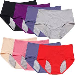 lot 1087 image: Leakproof Panties for Women Over 60, Leakproof Ladies Underwear, Leakproof Underwear for Women (8 Color,M (US 4) - Retail $34