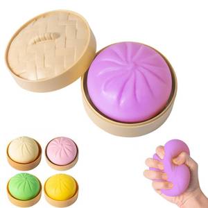 lot 1113 image: 2PCS Dumpling Squishy, Mystery Squishy Dumpling Box, Fidget Toys Adults &amp Teens,Sensory Stress Ball Squeeze Toys for Stress Relief&nbsp