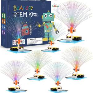 lot 1123 image: 7 Set Bulk STEM Kit Individual Craft Kits for Kids, Science Projects Crafts Group Activity, Light Experiments Circuit Toys, Fun Fiber Optic STEAM Activities for Boys Girls Age 8-13 8-10 8-12 8 10 Year&nbsp