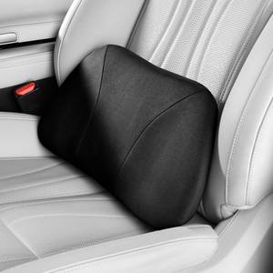 lot 1169 image: POKSRI Lumbar Support Pillow,Back Pain Relief Cushion,fits tightly around the waist,Memory Foam,Skin-friendly Suede Fabric,fit Car Drive,Office chair,Rest seat,Improve Posture,Portable,15.5Lx 8.7H - Retail $24