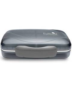 lot 1243 image: Travel Pill Organizer Large Portable Moisture Proof Vitamin Case, Fullicon Oversize 8 Compartment Pill Box, Pill Holder - Airtight &amp Moistureproof Grey&nbsp