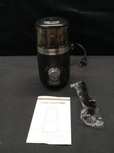 lot 1245 image: SHARDOR Electric Super Silent Blade Coffee Grinder, Timed Grind Control Rotary Knob, Adjustable Coarse to Fine for Coffee Beans, Spices & Herbs, with 1 Removable Stainless Steel Bowl, Black - Retail $36