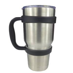 lot 1265 image: Handle for 30oz Yeti Rambler Tumbler Cooler Cup SIC Kodiak Cups Etc Holder Grip Black&nbsp
