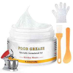 lot 1285 image: Food Grade Grease for Kitchen Aid Stand Mixer, Premium Grease Compatible with Kitchen Stand Mixers, Reduces Noise and Wear, Extends Machine Life, Includes Applicator Stick and Brush,120g&nbsp
