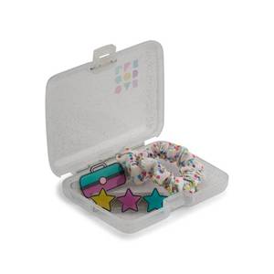 lot 113 image: Caboodles Silver Sparkle Lil Bit Ornament with Hair Accessories - Retail $10