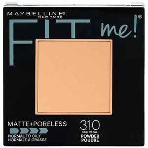 lot 130 image: Maybelline Fit Me Matte  Poreless Pressed Powder - 330 Toffee - 0.29oz Shine Control, Paraben-Free, For Oily Skin - Retail $32