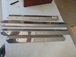 lot 4777 image: Mid 80s Jaquar XKE Door Thresholds