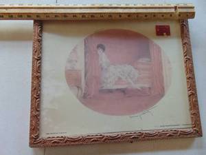 lot 4840 image: Small Print - Pink Alcove - Nice Frame