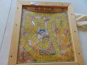 lot 4848 image: Crown Oil - Game in Frame