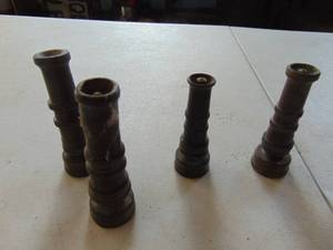 lot 4857 image: 4 Brass Water Nozzles