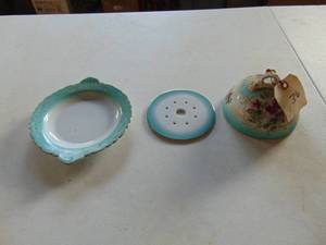 lot 4897 image: Limoge Butter Dish