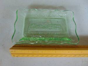 lot 4903 image: Small Last Supper dish- uranium