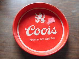 lot 4952 image: Coors Serving Tray