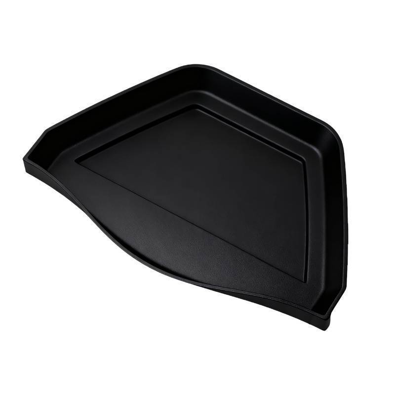 lot 35897 image: Universal Drip Tray, Compatible with Whirlpool & Bottom-Dispenser Refrigerators  Leak Catcher Tray, Easy-Clean Black PETG - Retail $23