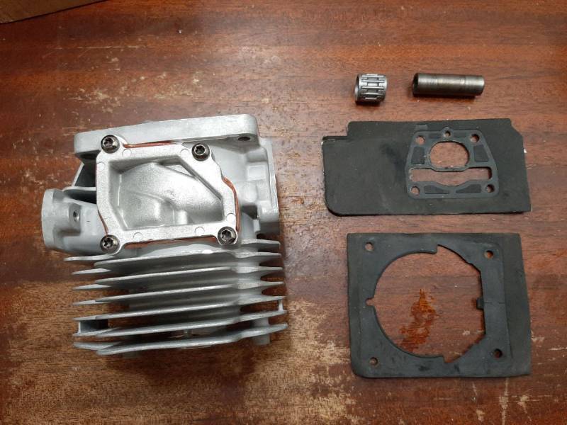 lot 35947 image: HQPASFY P100012460 Cylinder Piston Kit Compatible with Echo PB-8010H PB-8010T PB-9010H PB-9010T Shindaiwa EB810 EB810RT EB910 EB910RT Backpack Blower,Replaces P100008020 P100008021 - Retail $57