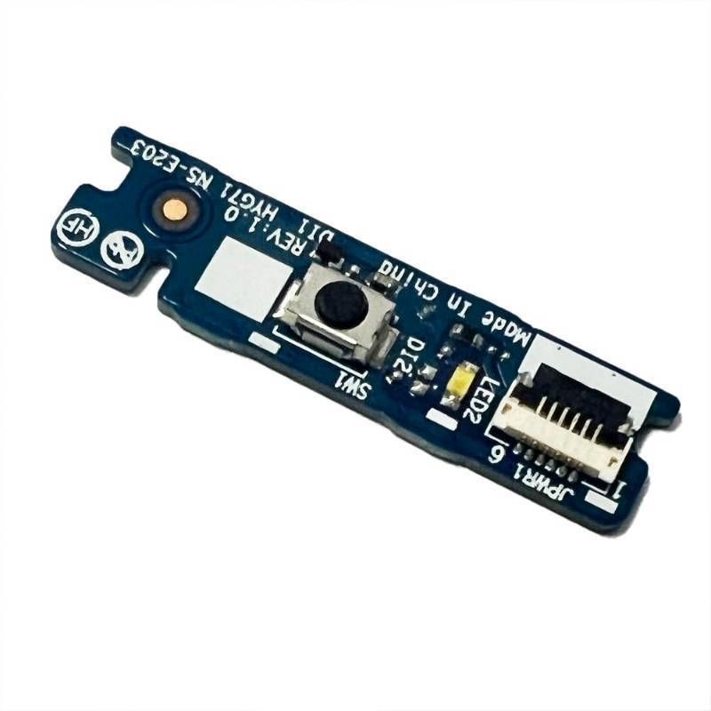 lot 35965 image: HSSDTECH Power Switch ON-FF Button Board Replacement for Lenovo IdeaPad Yoga 7 16IAP7 82QGYoga 7 16IAH7 82UF 5C50S25372 NS-E20 Laptop Power Board - Retail $28