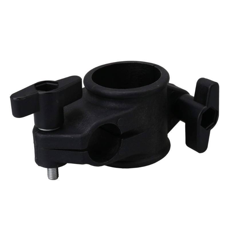 lot 36077 image: Black Electronic Drums Kit Tubing Rack T Clamp Clip Bracket Mount 22mm CR-22 - Retail $14