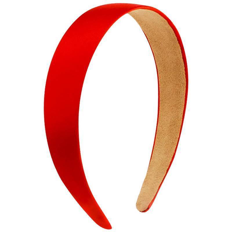 lot 44998 image: Red Headbands for Women Girls Silk Satin Headbands  - Retail $6