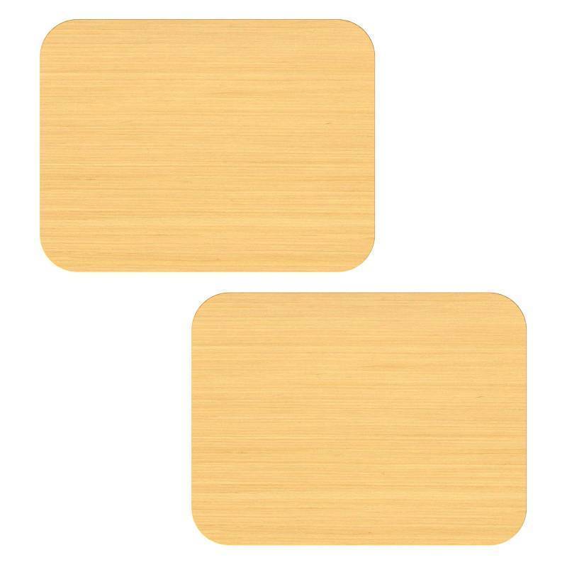 lot 45006 image: Wooden Replacement Lid Compatible with Pyrex 7211-PC 6-Cup Glass Bowls Rectangular Storage Cover Lids, Reusable Covers Compatible with Pyrex Rectangular Container Durable Food Storage Lids (2 PC)