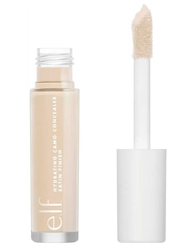 lot 45074 image: e.l.f. Hydrating Camo Concealer, Covers Blemishes & Under-Eye Circles, Full-Coverage & .Delivers A Satin Finish, Vegan & Cruelty-Free, Fair Warm - Retail $9