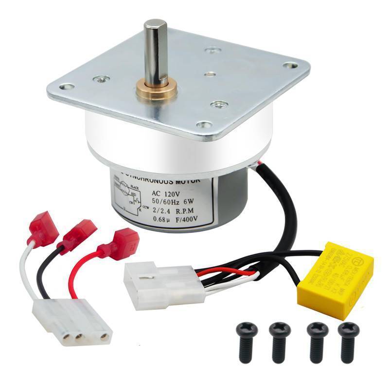 lot 55835 image: 812-4421 812-4420 Pellet Stove Auger Feed Motor Replacement Compatible with Quadra-Fire Heatilator PS35, PS50, CAB50, 7000-500 PH
