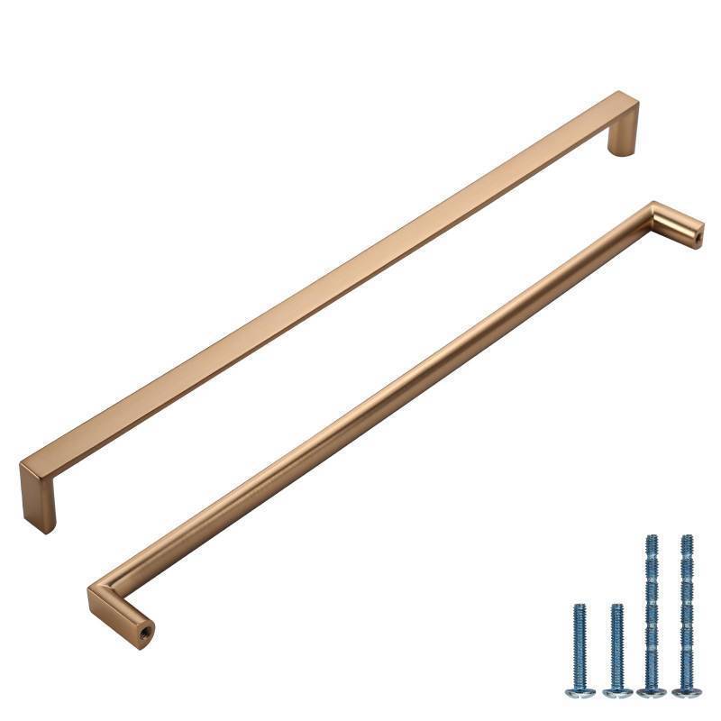 lot 55651 image: 6 Pack 12-35 Inch(320mm) Kitchen Cabinet Handles Champagne Bronze Cabinet Pulls Kitchen Cabinet Hardware Drawer Pulls for Dresser Cupboard Wardrobe - Retail $61