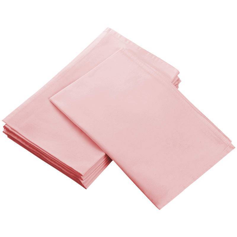 lot 62526 image: 100% Cotton Cloth Napkins Set of 4, Dinner Napkins Cloth 18x18 Inches, Washable Napkins with Hemmed Edges, Reusable Napkins for Parties, Events, Weddings (18x18, Pink) - Retail $16