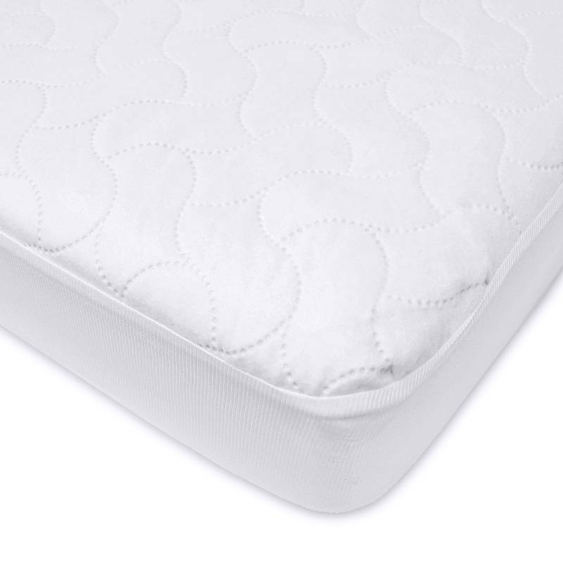 lot 62561 image: American Baby Company Waterproof Fitted Crib Mattress Protector 52 x 28 - Quilted, Noiseless, Soft & Breathable Crib & Toddler Mattress Pad Cover - Retail $11