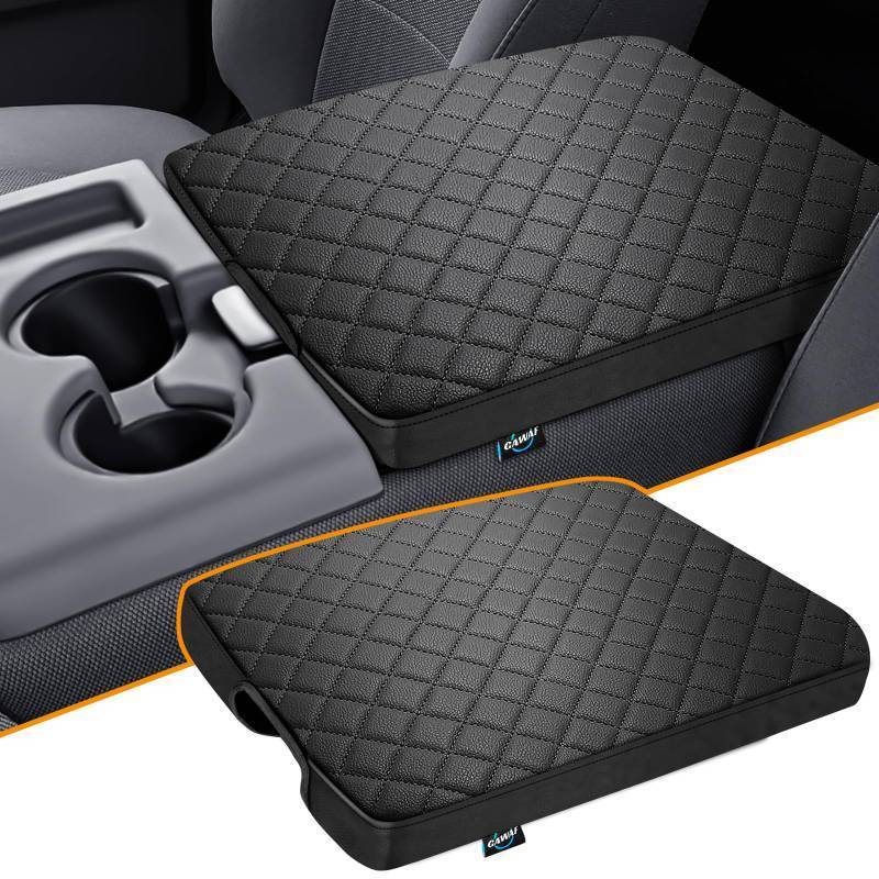 lot 62639 image: Center Console Cover Fit for 2011-2016 Ford F250 F350 F450 Super Duty 2011-2014 F150 with Jump Seat Console, Armrest Cover Console Cover, Customized Accessories (Only Jump Seat) - Retail $19