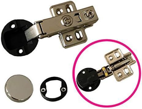 lot 62657 image: 1.5 inches (35mm) Hydraulic solf-Close Cabinet Hinge for Glass Door (Full Overlay) - Retail $9