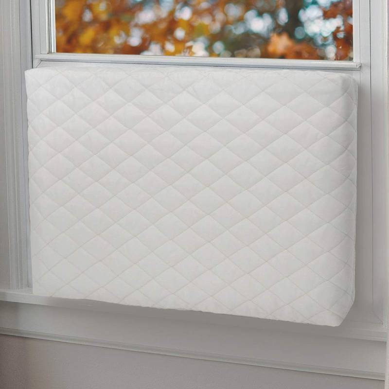 lot 62730 image: Indoor Air Conditioner Cover Double Insulation, XS Beige - Retail $13