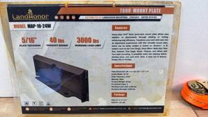 lot 48050 image: MAP-16-24W  TORO Dingo Mount Plate - Heavy Gauge��.